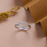 Open Heart Adjustable  Ring